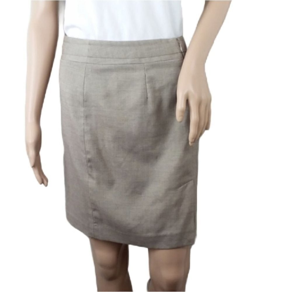 Banana Republic Tan Midi Skirt